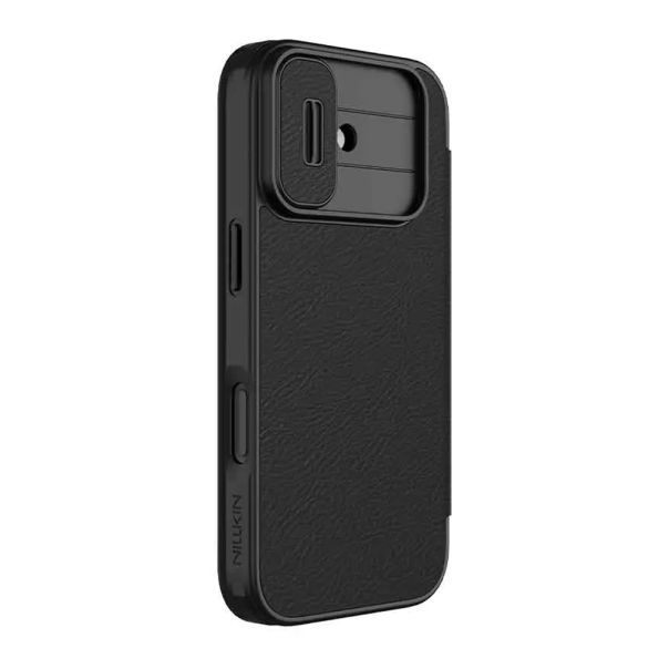 Futrola NILLKIN QIN Pro za iPhone 17, crna - F121381
