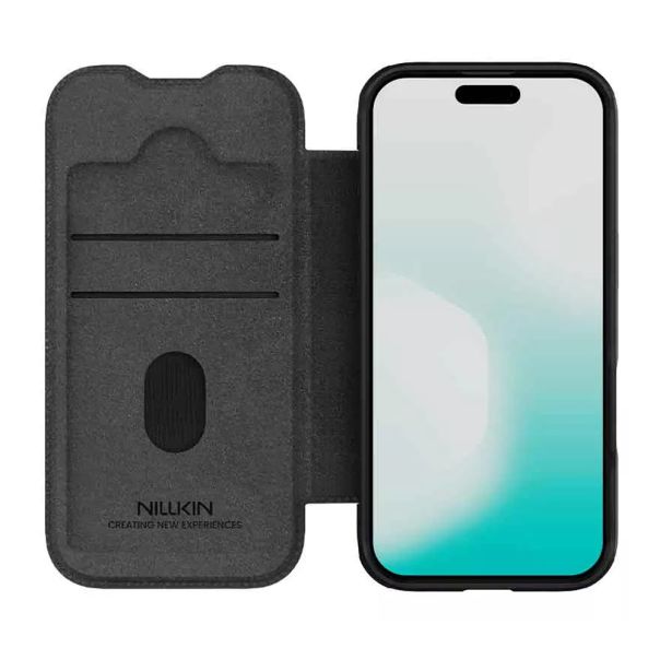 Futrola NILLKIN QIN Pro za iPhone 17, crna - F121381