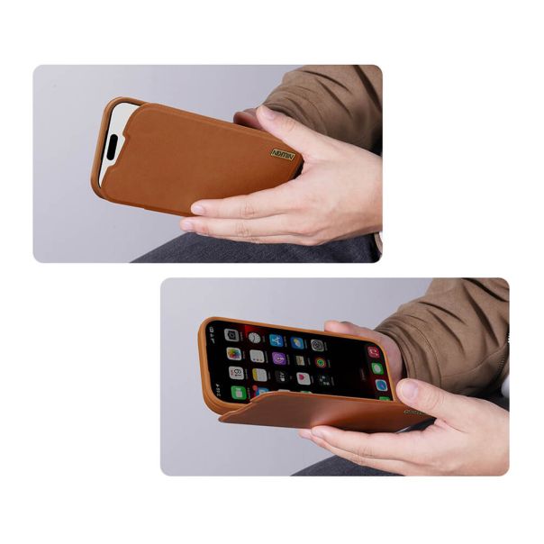 Futrola NILLKIN QIN Pro za iPhone 17, crna - F121381