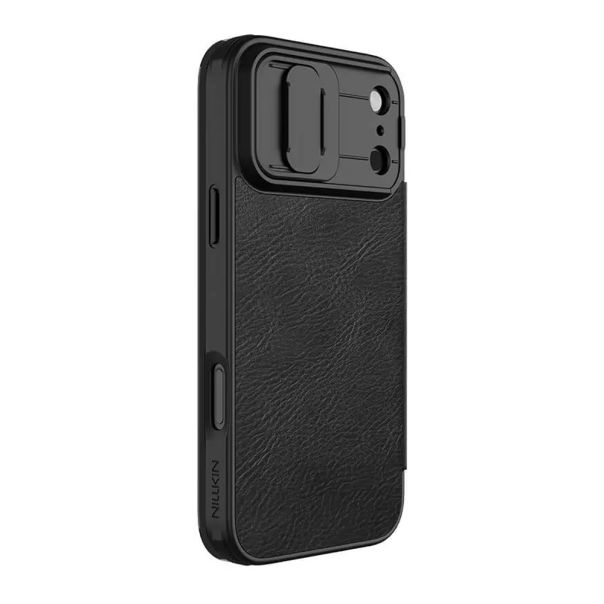 Futrola NILLKIN QIN Pro za iPhone 17 Pro Max, crna - F121383