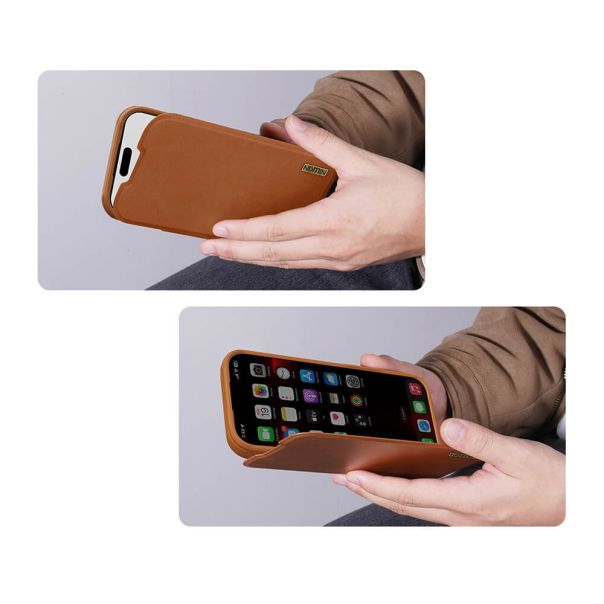 Futrola NILLKIN QIN Pro za iPhone 17 Pro Max, crna - F121383