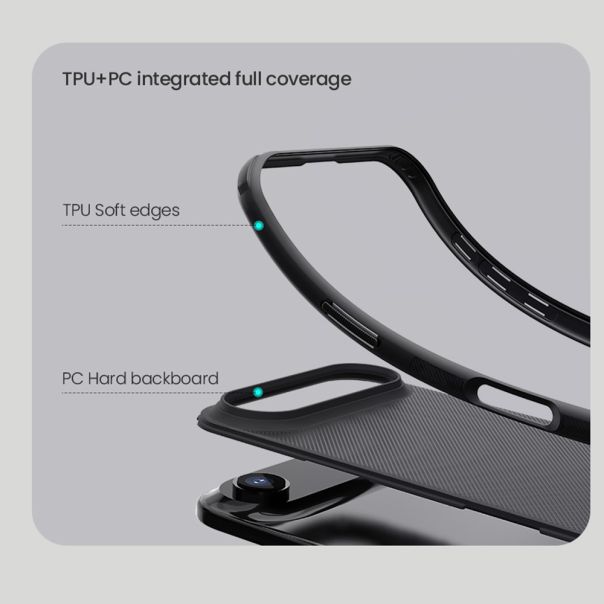 NILLKIN Maska Super Frost PRO MAGNETIC za iPhone 17 AIR, crna - F121388