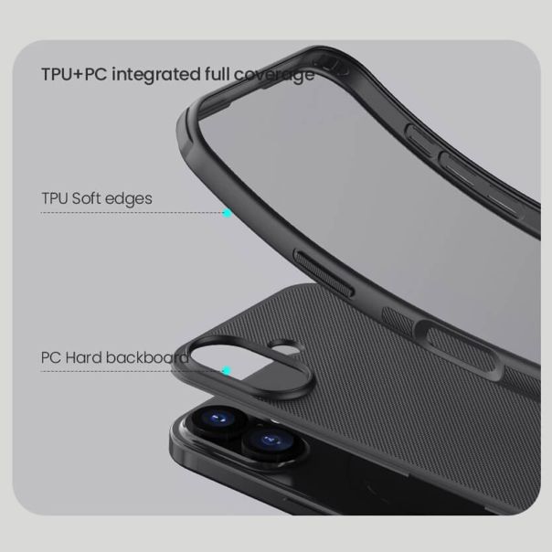 Futrola NILLKIN Super Frost PRO MAGNETIC za iPhone 17, crna - F121390