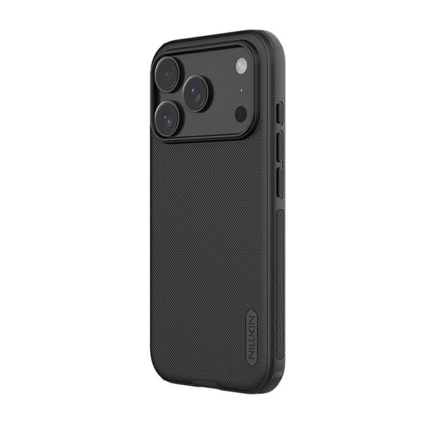 Maska za iPhone 17 Pro (63) NILLKIN Super Frost PRO MAGNETIC crna - EP2899779