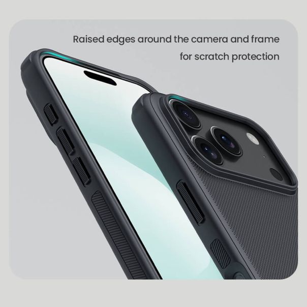 Maska za iPhone 17 Pro (63) NILLKIN Super Frost PRO MAGNETIC crna - EP2899779