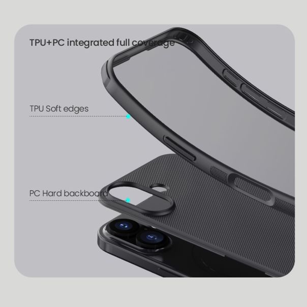 NILLKIN Maska Super Frost PRO za iPhone 17, plava - F121399