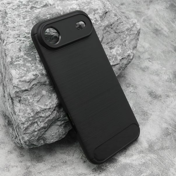 Futrola silikon BRUSHED za iPhone AIR, crna - F121412