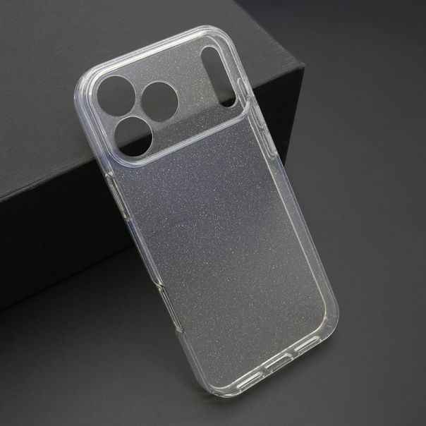 Futrola SPARKLING za iPhone 17 Pro Max, providna - F121469