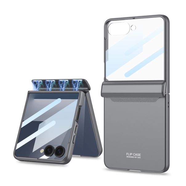 Futrola SMOOTH LINE za Samsung F751B Galaxy Z Flip 7 5G, srebrna - F121517