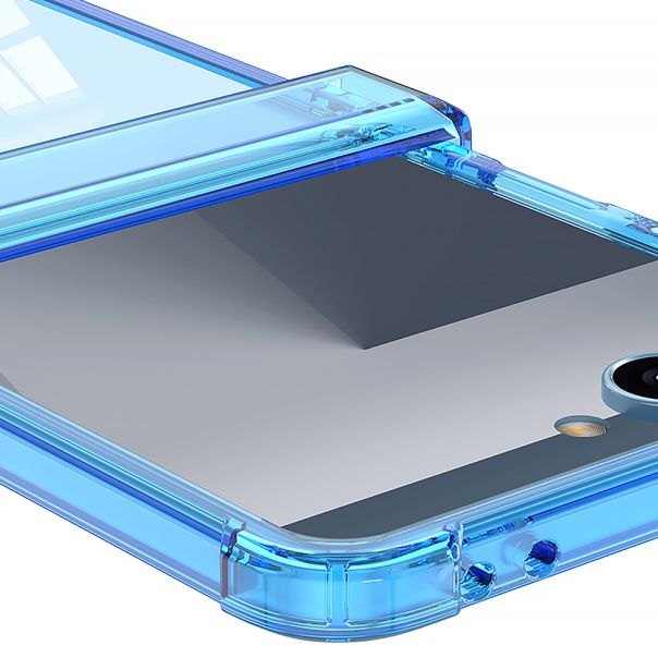 Maska za Samsung Galaxy Z Flip 7 5G TRANSPARENT COLOR LINE providna (GKK case) - EP2917896