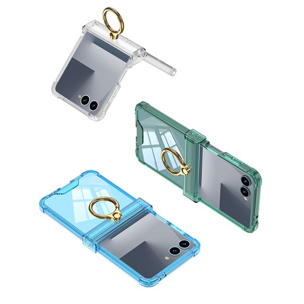 Futrola RING LINES za Samsung F751B Galaxy Z Flip 7 5G, providna - F121527