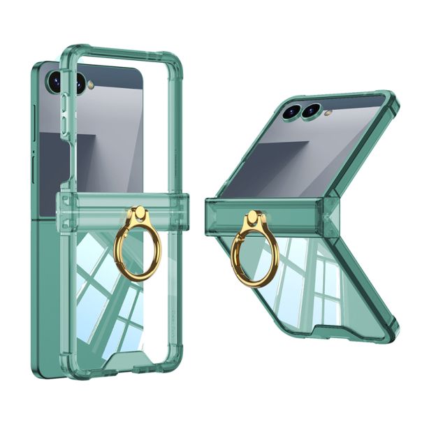 Futrola RING LINES za Samsung F751B Galaxy Z Flip 7 5G, zelena - F121532