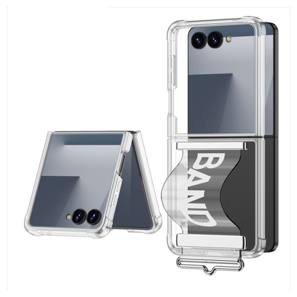 Futrola CLEAR STRAP za Samsung F751B Galaxy Z Flip 7 5G, bela - F121553