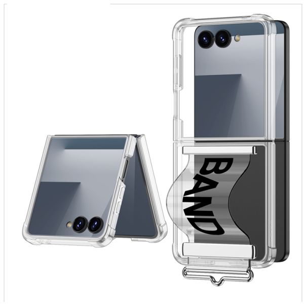 Maska CLEAR STRAP za Samsung F751B Galaxy Z Flip 7 5G, crna - F121554