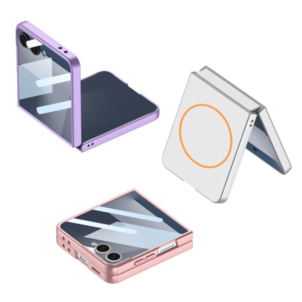 Maska za Samsung Galaxy Z Flip 7 5G SMOOTH MagSafe roze (GKK case) - EP2916589