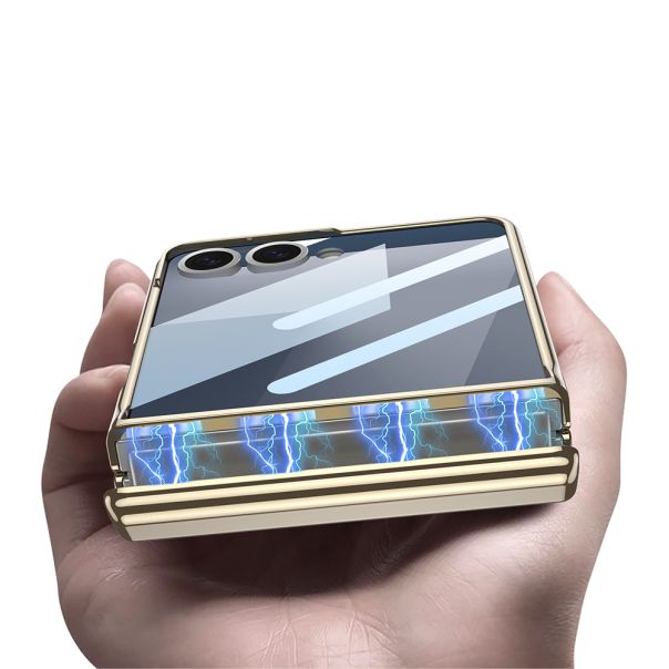 Futrola LINES II za Samsung F751B Galaxy Z Flip 7 5G, crna - F121573