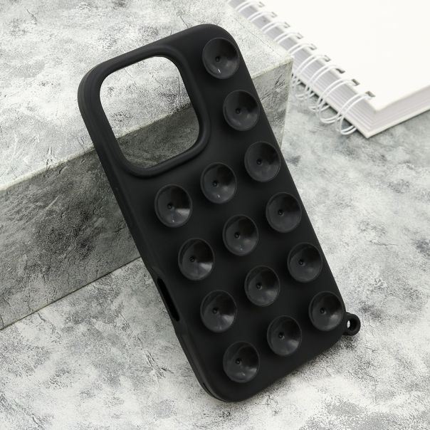 Maska OCTOBUDDY za iPhone 16 Pro, crna - F122191