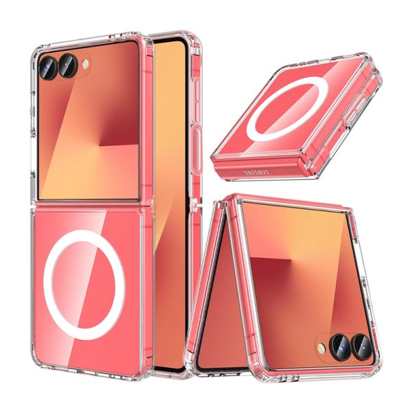 Futrola STANDARD MagSafe za Samsung F751B Galaxy Z Flip 7, providna (bela) - F122262