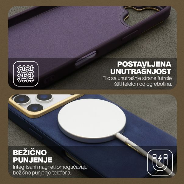 Futrola LUX SKIN MagSafe za Samsung A165F/A166B Galaxy A16 4G/A16 5G, plava - F122649