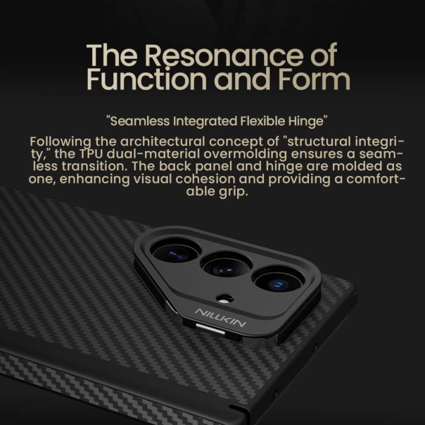 NILLKIN Carboprop magnetic case za Samsung F966B Galaxy Z Fold 7 5G, crna - F122704