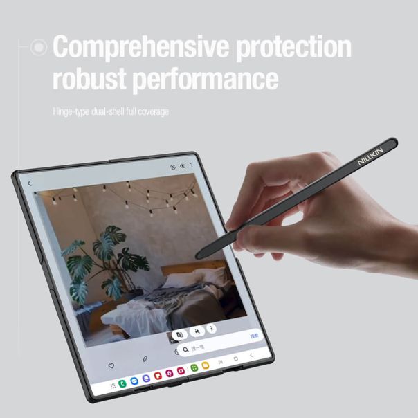 NILLKIN Maska Frosted Shield Fold za Samsung F966B Galaxy Z Fold 7 5G, crna - F122709