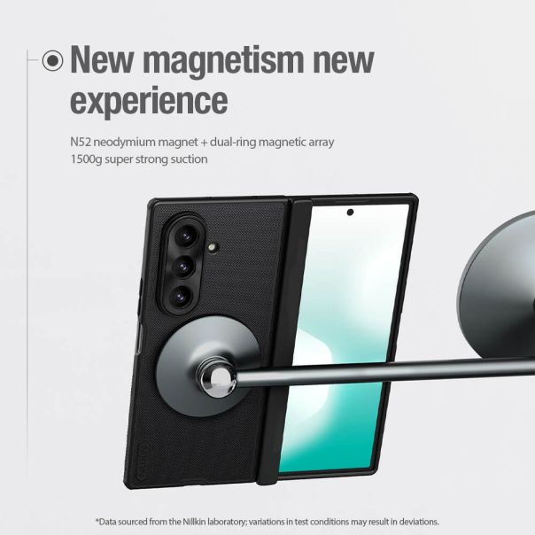 NILLKIN Frosted Shield Fold Magnetic case za Samsung F966B Galaxy Z Fold 7 5G, crna - F122710