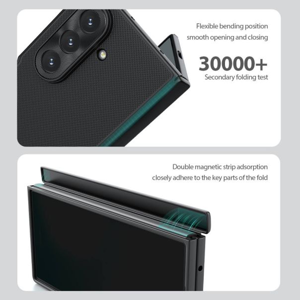 NILLKIN Frosted Shield Fold Magnetic case za Samsung F966B Galaxy Z Fold 7 5G, crna - F122710