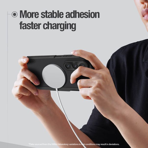 NILLKIN Maska Frosted Shield Fold Magnetic case za Samsung F966B Galaxy Z Fold 7 5G (olovka), crna - F122711