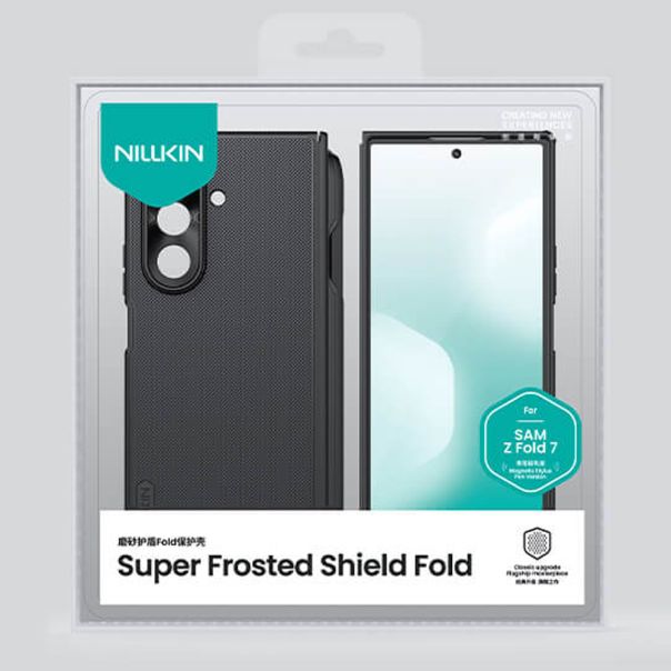 NILLKIN Maska Frosted Shield Fold Magnetic case za Samsung F966B Galaxy Z Fold 7 5G (olovka), crna - F122711