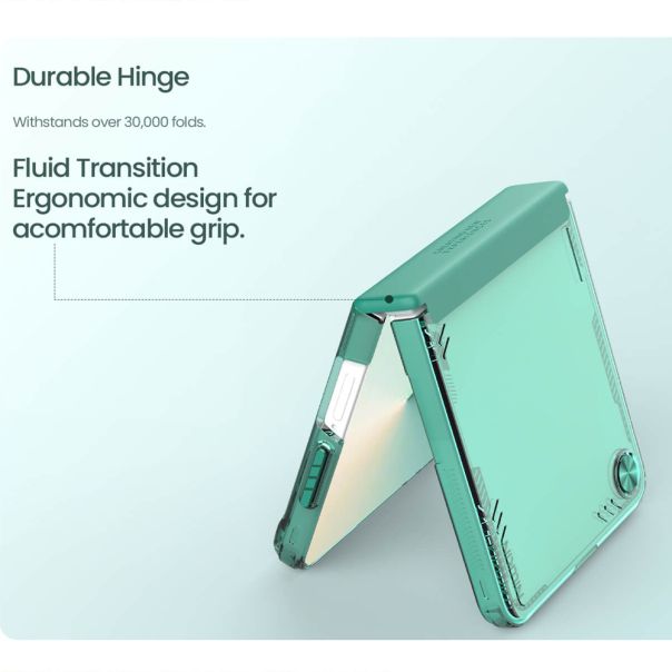 NILLKIN Iceblade Prop za Samsung F951B Galaxy Z Flip 7 5G, zelena - F122713