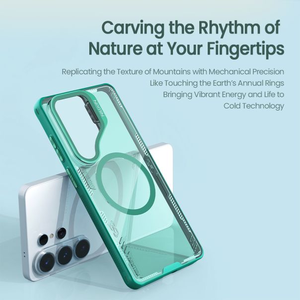 NILLKIN Iceblade Prop Magnetic case za Samsung F951B Galaxy Z Flip 7 5G, zelena - F122715