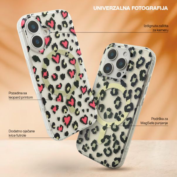 Futrola LEOPARD MagSafe za iPhone AIR (6.6) roze - EP3056127