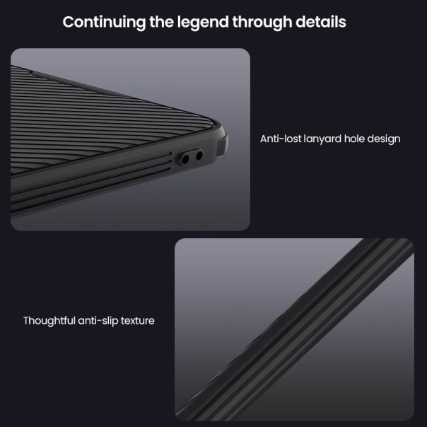 NILLKIN Futrola Cam Shield Pro za Samsung S937B Galaxy S25 Edge 5G, crna - F122784