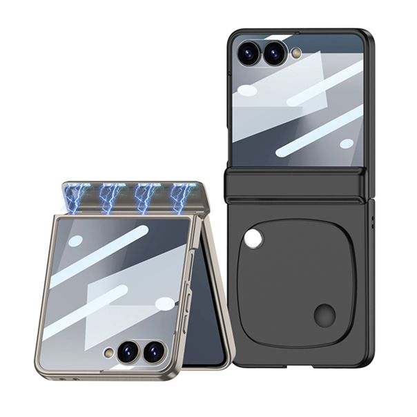 Futrola MIRROR CASE za Samsung F751B Galaxy Z Flip 7 5G, crna - F122808