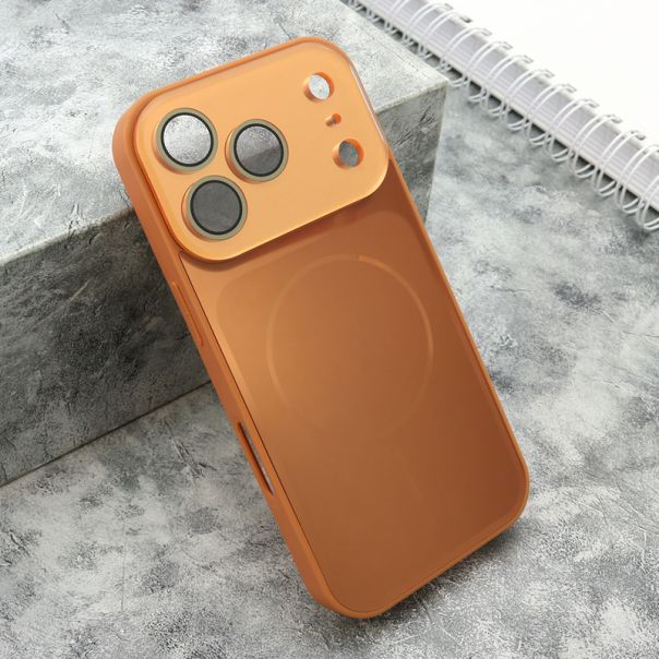 Futrola COLOR METAL MagSafe II za iPhone 17 Pro, narandžasta - F122922