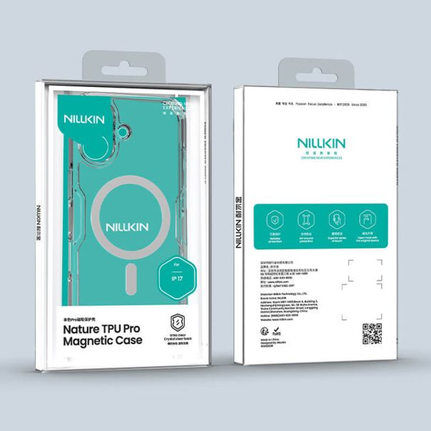 Futrola NILLKIN Nature Pro Magnetic za iPhone 17, bela - F122972