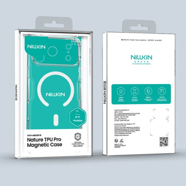 Futrola NILLKIN Nature Pro Magnetic za iPhone 17 Pro Max, bela - F122974