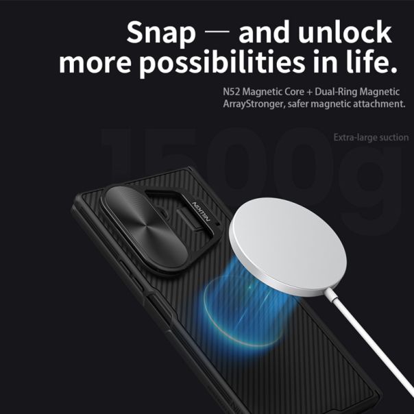 Futrola NILLKIN Cam Shield Prop Magnetic za Samsung F966B Galaxy Z Fold 7 5G, crna - F123253