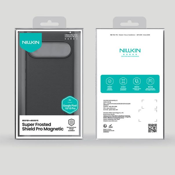 Maska za Google Pixel 10/10 Pro NILLKIN Super Frost Pro Magnetic Crna - EP2937758