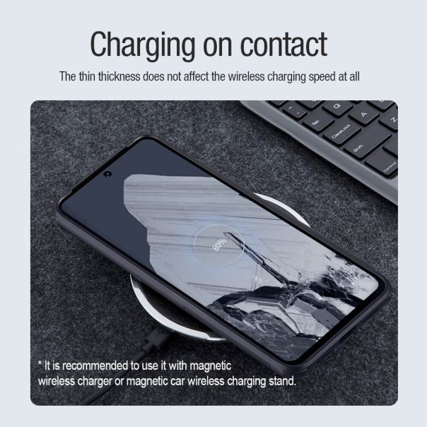 Maska za Google Pixel 8 Pro NILLKIN Super Frost Pro Magnetic Crna - EP2906085