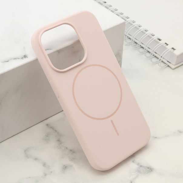 Maska FLEX MagSafe za iPhone 15 Pro, roze - EP2694185