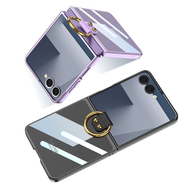 Futrola RING LINES za Samsung F751B Galaxy Z Flip 7 5G, ljubičasta (GKK case) - F123459