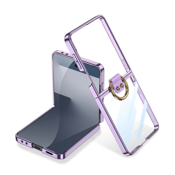 Futrola RING LINES za Samsung F751B Galaxy Z Flip 7 5G, ljubičasta (GKK case) - F123459