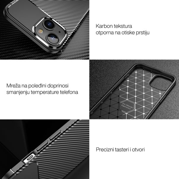 Futrola Carbon za Samsung S731B Galaxy S25 FE crna - EP3001129