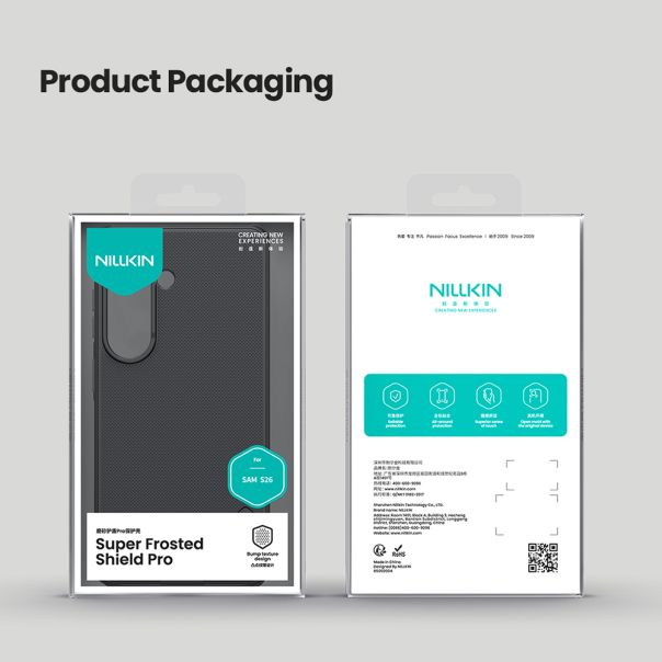 Maska za Samsung Galaxy S26 5G Nillkin Super Frost Pro crna - EP2915083