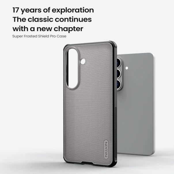 Maska za Samsung Galaxy S26 5G providno Nillkin Super Frost Pro crna - EP2903218