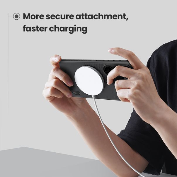 Maska za Samsung Galaxy S26 5G Nillkin Super Frost Pro Magnetic crna - EP2903428