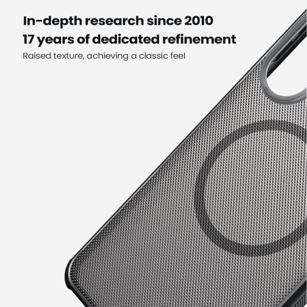 Maska za Samsung Galaxy S26 5G providno Nillkin Super Frost Pro Magnetic crna - EP2921559