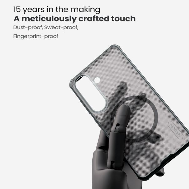 Maska za Samsung Galaxy S26 Plus 5G providno Nillkin Super Frost Pro Magnetic crna - EP2899875