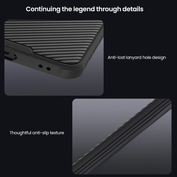 Maska za Samsung Galaxy S26 Plus 5G Nillkin Camshield Pro crna - EP2911122